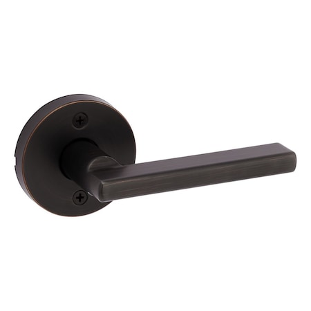 Kwikset Halifax Lever with Round Rose Half Dummy Door Lock Venetian Bronze Finish 788HFLRDT-11P
